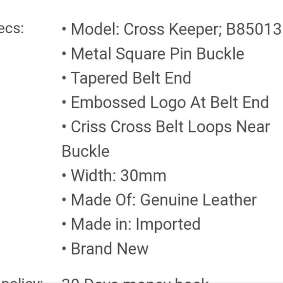 Belts